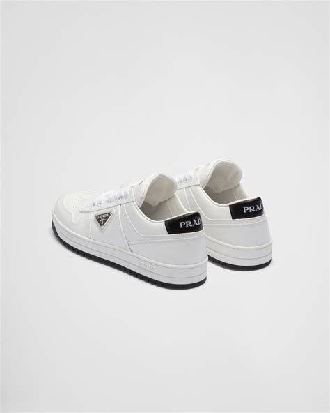 prada perforated leather sneakers|prada knit sneakers women's.